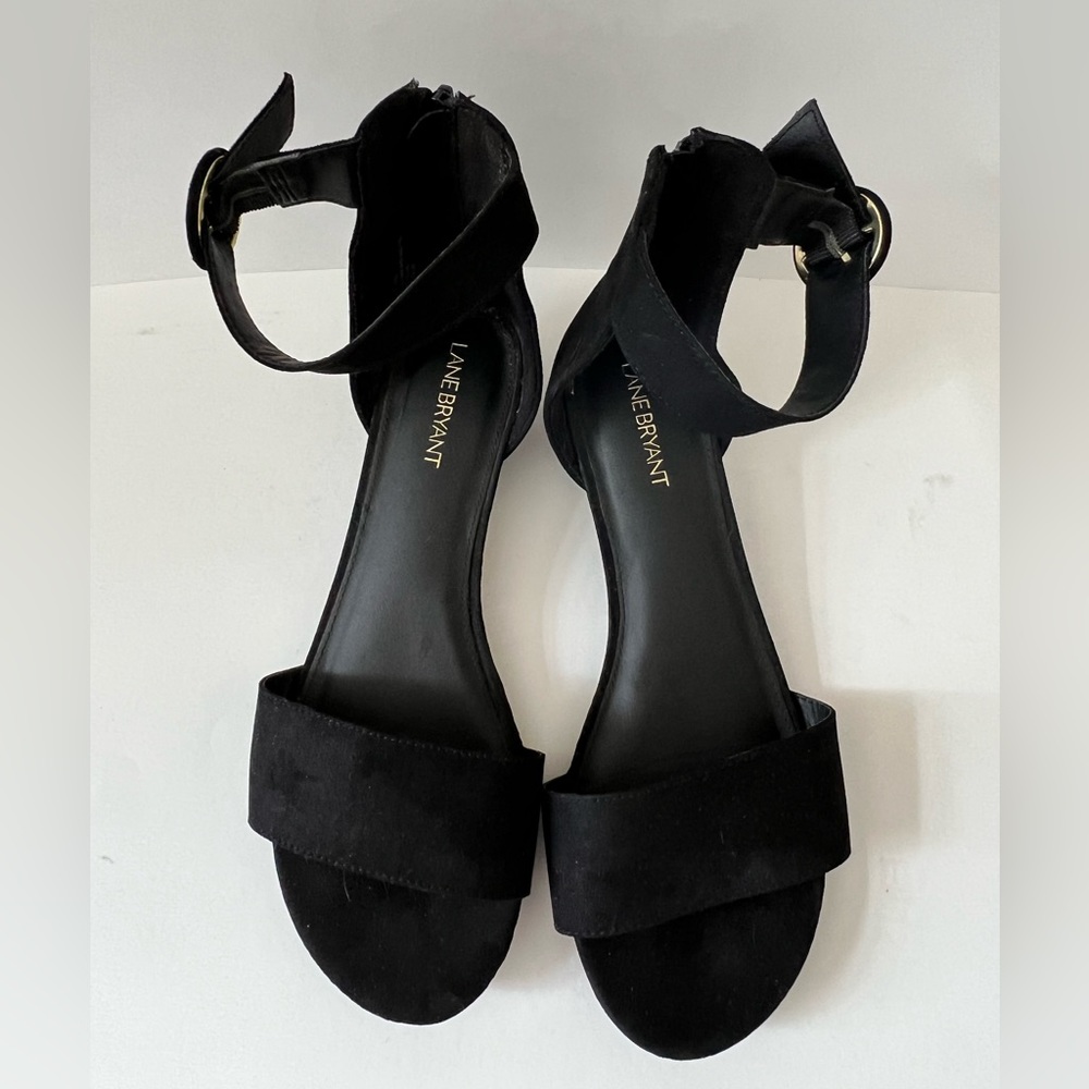 Lane Bryant Black Sandal Size 10W